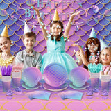 172 Pcs Mermaid Birthday Decorations Mermaid Party Supplies Include