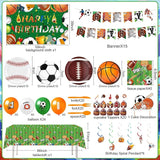 Combo Sports Party Kit for 20 Football & Basketball Theme