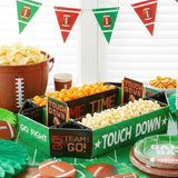 Football Party Supplies Kit Snack Trays Large Snack Stadium Football