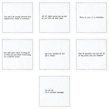 Five Star Funny 40th Birthday Quotes | White Cotton Cocktail Napkins