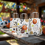 24 Pack Sports Party Favor Bags for Kids All Star Goodie Bags with