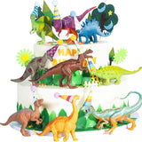 18 Pcs Dinosaur Birthday Party Decorations Dinosaur Cake Toppers