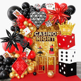 144PCS Dice Favor Boxes Casino Theme Party Decorations Casino