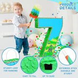 Number 7 Pinata for Birthday Party Decorations Jungle Dinosaur
