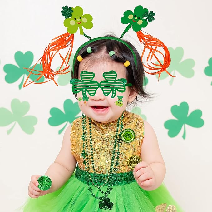Bulk St Patrick's Day Novelty Jewelry Assortment St Pat's Party