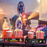 32Pcs Movie Night Snack Trays Hold Popcorn Candy Food Drink Movie