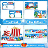 32Pcs Christmas Party Supplies Movie Night Paper Snacks Boxes Xmas
