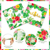 100 Pcs Hawaiian Paper Napkins Plates Tropical Luau Party Supplies 9