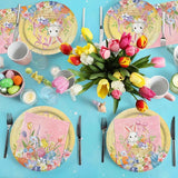 Happy Easter Supplies Kit for 25 Guests Easter Bunny Decorations