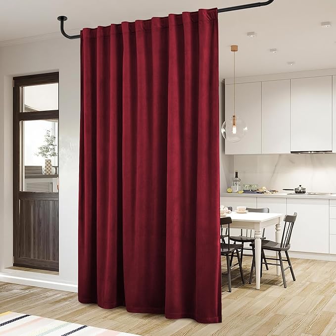 Halloween Decoration Velvet Curtains Noise Reducing Privacy Protect