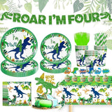 Dinosaur 4th Decorations Boy for Boy Roar Im Four Birthday Party