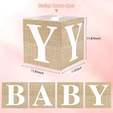 Baby Boxes with Letters for Baby Shower Decorations Gender Reveal