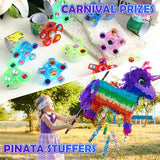25 Pack Light Up Slap Bracelets for Kids Dinosaur Party Favors for