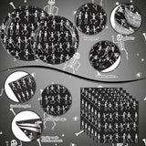452 Pcs Halloween Skeleton Party Decorations Human Bones Dancing