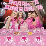 194 Pcs Pink Princess Party Supplies Kit for 24 Guests Disposable