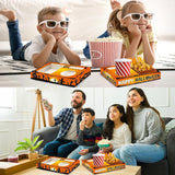 50Pcs Halloween Movie Night Supplies Snack Trays Movie Theater Snack