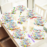96Pcs Kindergarten Graduation Party Paper Plates and Napkins So Long