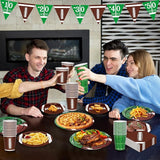 Football Party Decorations Serve 24 99 Pcs Football Party Supplies