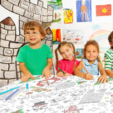 2 Pack Christmas Decorations Disposable Christmas Coloring