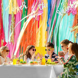 Crepe Paper Streamers 8 Rolls 656ft，GreenParty Decorations Streamers