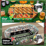 Football Party Supplies Kit Huge 24X14 Inch Football Snack Stadium
