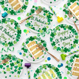 St Patrick's Day Party Supplies Kit for 25 Irish Themed Tableware
