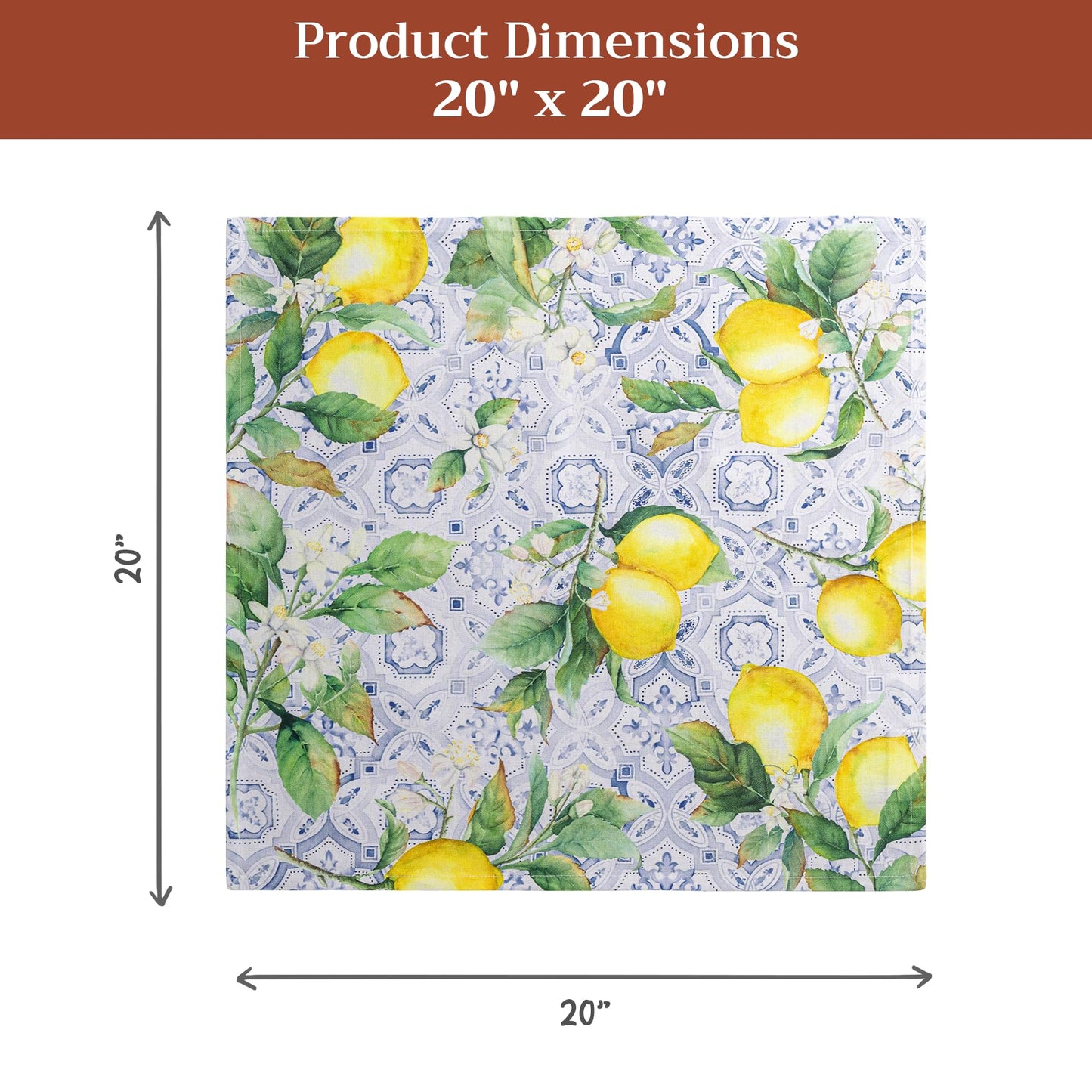 Maison d' Hermine Cloth Napkins Set of 4 100% Cotton Everyday Reusable