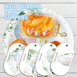 96 Pcs Baby Gender Reveal Party Supplies Balloon Baby Shower Plates