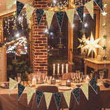 Black Gold Graduation Decorations 2026/Glitter Black and Gold Party