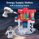 iPlay, iLearn Rocket Outer Space Toys, Kids Spaceship Playset with