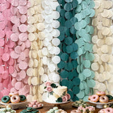 205 Ft Sage Green Dusty Rose Pink Khaki Beige Circle Dot Backdrop