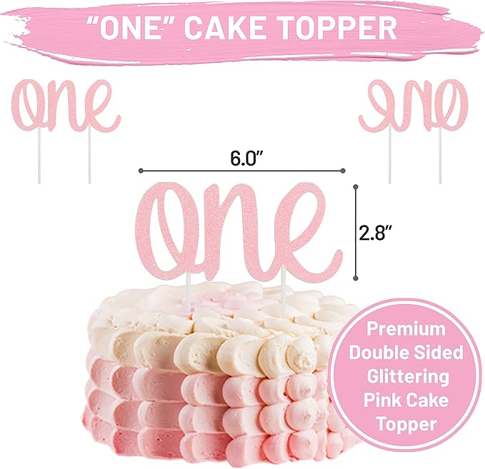 1st Birthday Girl Decoration High Chair Tutu Skirt WITH No.1 Crown