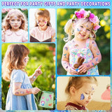 Ozepao Glitter Temporary Tattoo for Girls, 30 Sheets Mix Butterfly