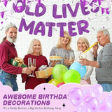 Fulmoon Pre Strung Banner 6.56 ft Funny Birthday Retirement Party
