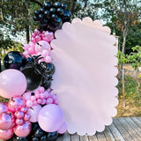 Halloween Balloon Arch Garland Kit Black Pink Rose Gold Spider Foil