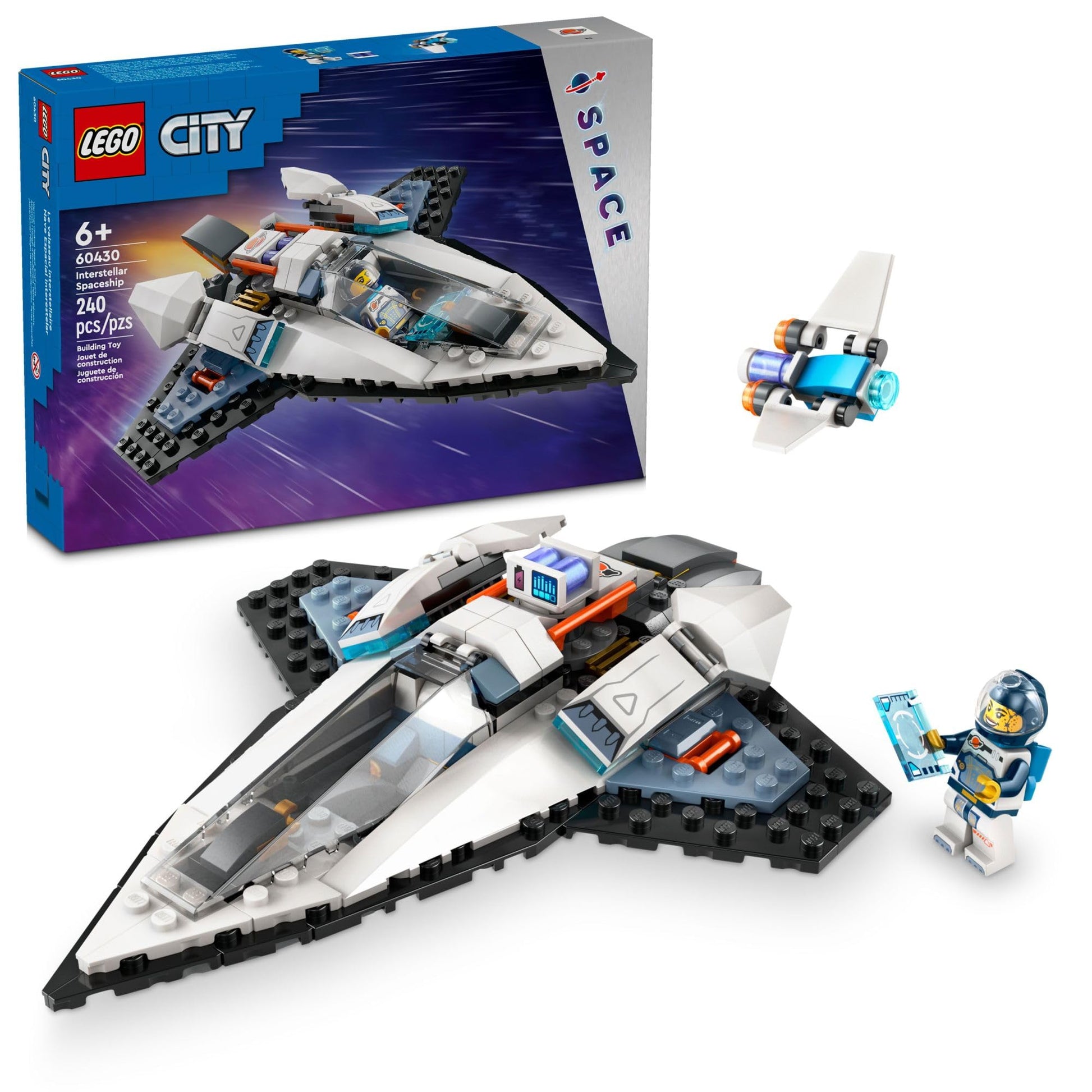 LEGO City Interstellar Spaceship Toy for Kids, Creative Play Space