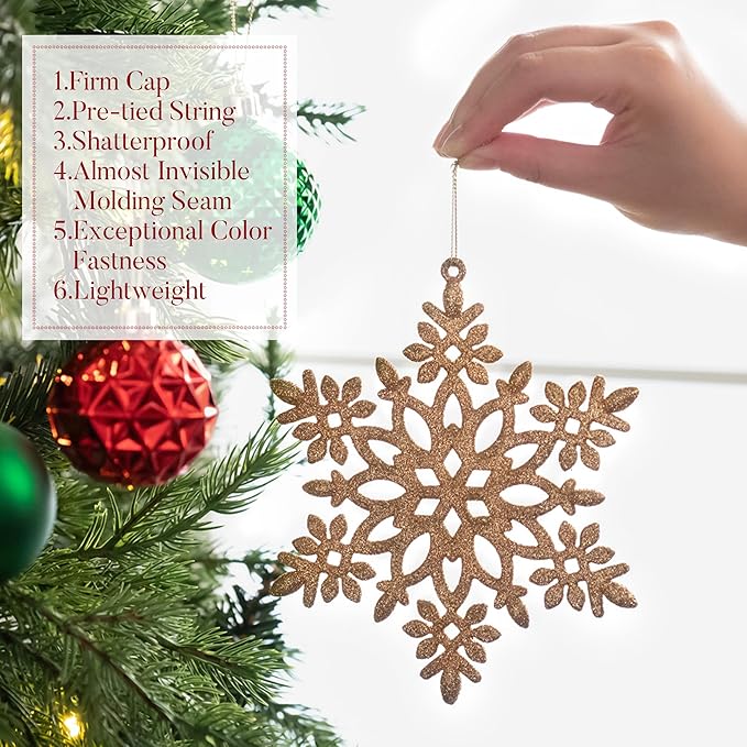 Valery Madelyn Christmas Tree Decorations Ornament Set, 50ct 2.36 #9