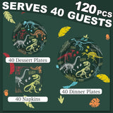 Dinosaur Fossil Birthday Party Decorations for 40 Guests Dinosaur