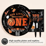 96Pcs Basketball 1st Birthday Party Supplies My Rookie Year First