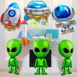 8 Pcs 31.5 Inch Inflatable Alien Balloons Alien Party