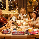 20 Pcs Christmas Party Supplies Movie Night Paper Snack Trays Xmas