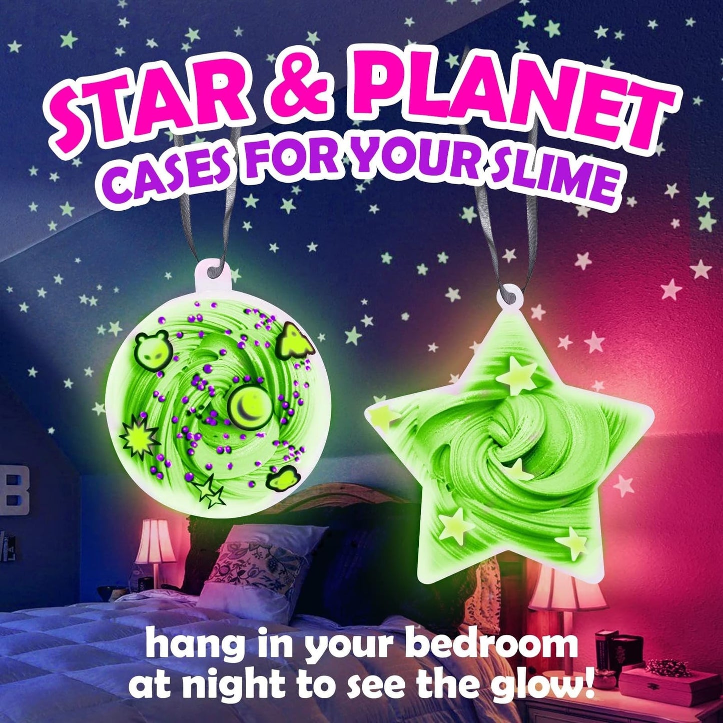 Original Stationery Galaxy Slime Kit for Kids Ages 8–12, DIY Space