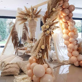 PartyWoo Nude Balloons 100pcs 5 Inch Apricot Fall Neutral Boho Latex