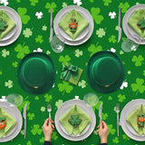 4 PCS St Patricks Day Decorations, Plastic 108" X 54" Irish St
