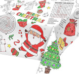 2 Pack Christmas Decorations Disposable Christmas Coloring