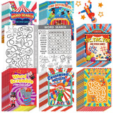 Hungdao 48 Pcs Circus Carnival Mini Activity Books for Boys Girls
