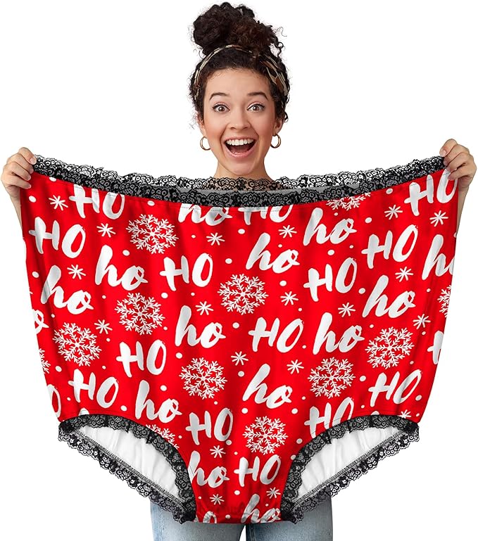 FreeNFond Granny Panties Funny Gag Gifts for Adult Women Men Wedding #