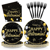 Grencian 96Pcs Gothic Birthday Party Supplies Goth Skeleton Birthday