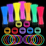 JICUICUI Glow Sticks Bulk Party Pack- Ultra Bright 800pk Glow in the