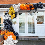 Halloween Balloon Garland Arch Kit 134 pcs Orange Black White Gold